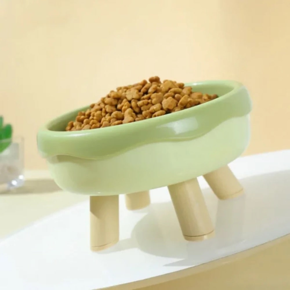 gamelle plastique surélevée pour chiens et chats