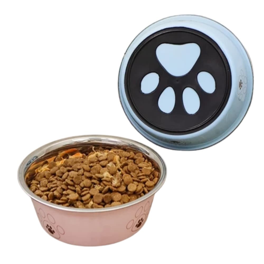 gamelle inox patte pour animaux