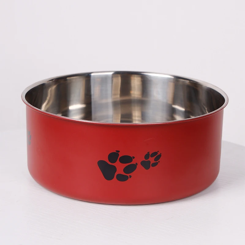 gamelle chien inox patte pour chiens et chats