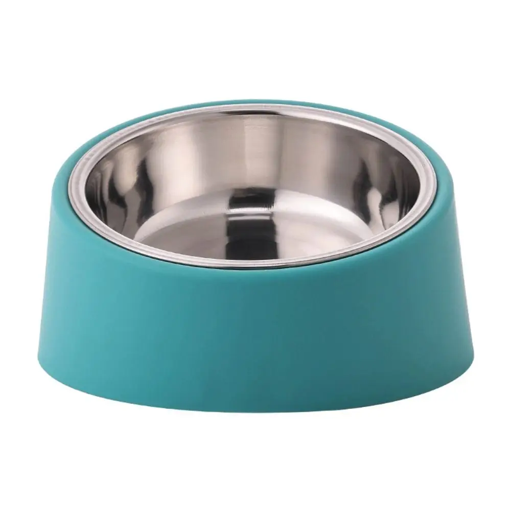 gamelle chat inox inclinée pour chiens et chats