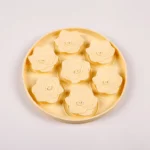 Gamelle Anti Glouton Florale pour les chat jaune