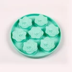 Gamelle Anti Glouton Florale vert