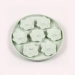 Gamelle Anti Glouton Florale vert clair
