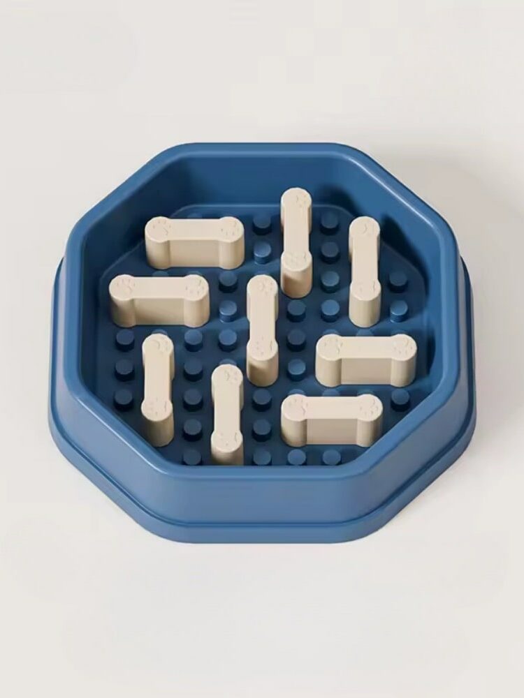 gamelle anti glouton modulable pour chien et chat