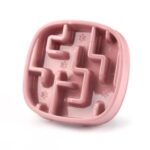 gamelle anti glouton labyrinthe rose pour animaux