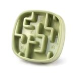 gamelle anti glouton labyrinthe vert chiens et chats