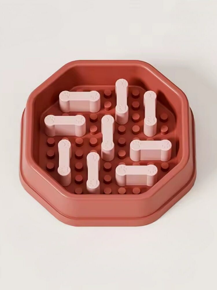 Gamelle anti glouton modulable pour animaux et croquettes