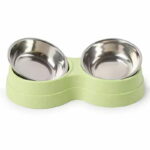 Gamelle chien double pour animaux de compagnie