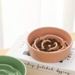 gamelle anti glouton rose pour animal
