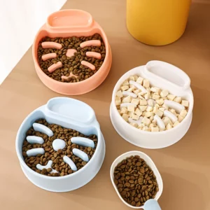 Accessoire alimentaire pour ralentir la vitesse de repas des chiens