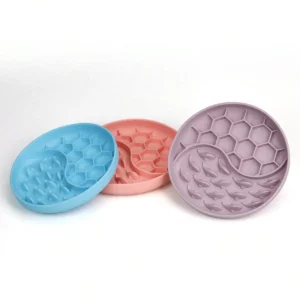 Gamelle Anti Glouton Double Texture pour chien, design innovant pour ralentir les repas