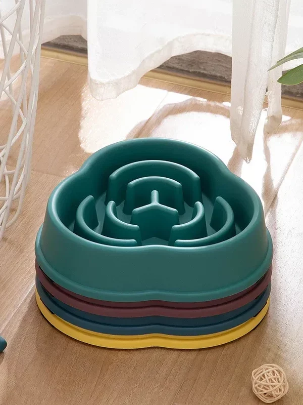 Gamelle anti glouton spirale pour animaux