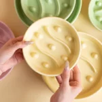 Gamelle anti glouton pastel céramique