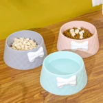 gamelle chat design pour animaux croquette pâtée et eau