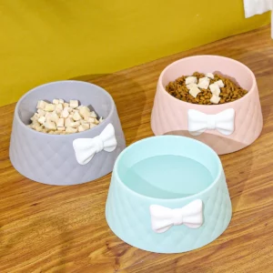 gamelle chat design pour animaux croquette pâtée et eau