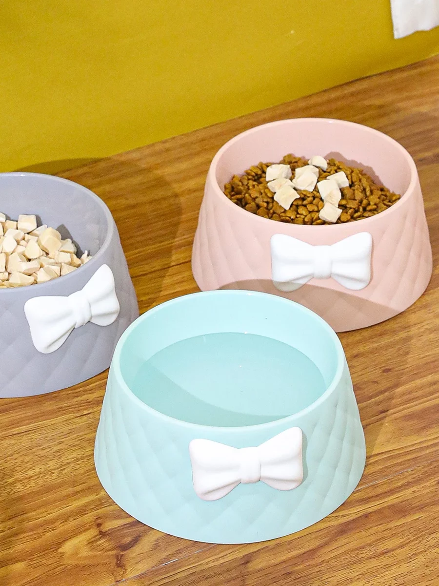 Gamelle design pour chat et croquettes