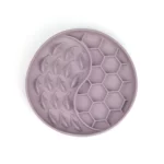 Gamelle Anti Glouton Double Texture Violet