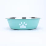 Gamelle chien inox bleu
