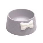 gamelle chat design gris