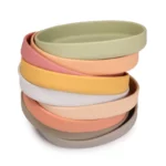 Gamelle en silicone souple pour chiens, antidérapante