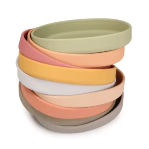 Gamelle en silicone souple pour chiens, antidérapante