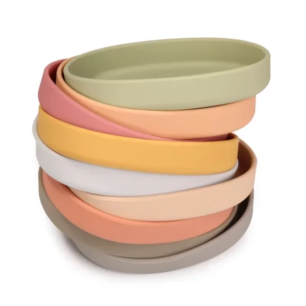 Gamelle en silicone souple pour chiens, antidérapante