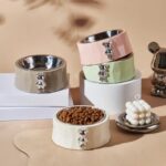 gamelle inox ourson pour chien et chat