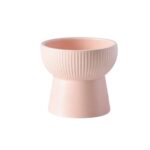 gamelle surélevée céramique rose