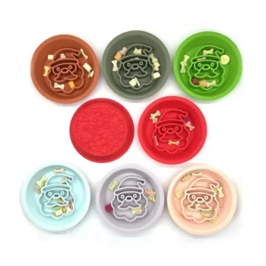 gamelle anti glouton noël pour chien et chat