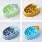 gamelle anti glouton poire pour chiot et chaton