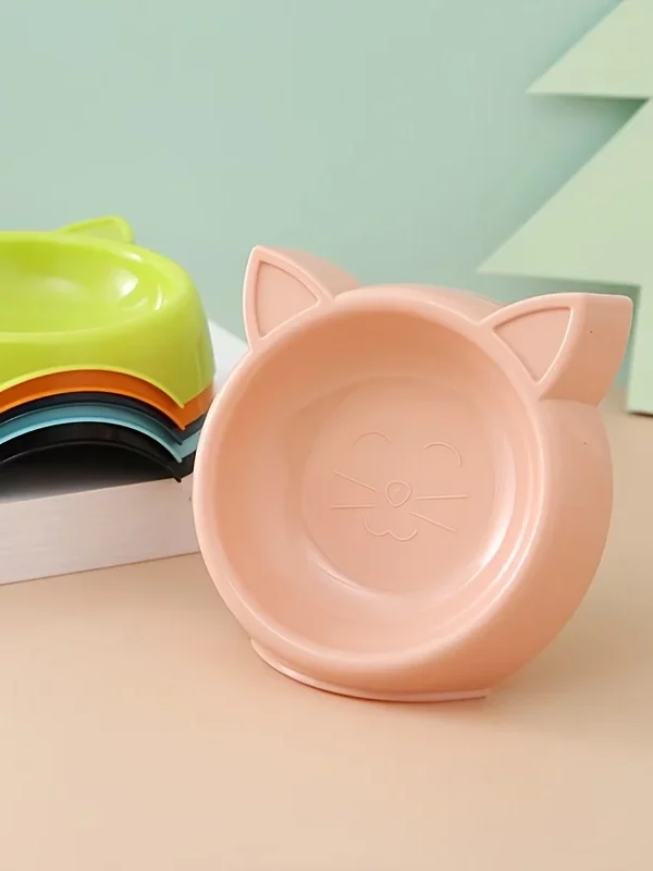 gamelle plastique chat pour croquettes eau et pâtée