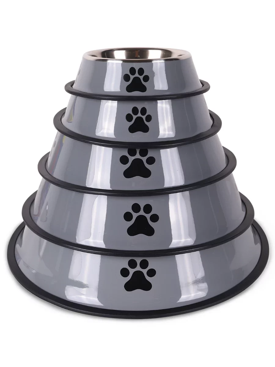 gamelle inox antidérapante pour animaux