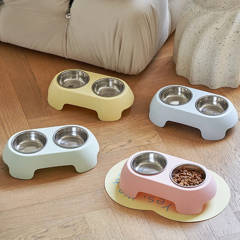 gamelle double inox pour animaux