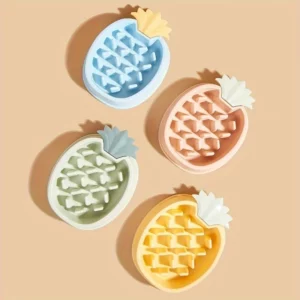 gamelle anti glouton ananas pour chien et chat
