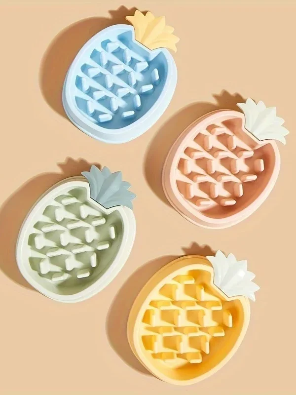 gamelle anti glouton ananas pour chien et chat