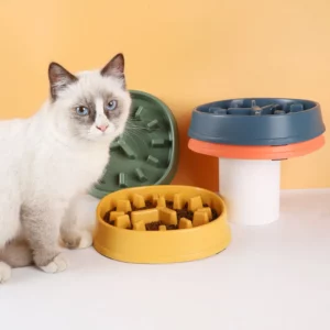 Gamelle anti glouton horloge pour animaux