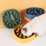 Gamelle anti glouton horloge pour chiens et chats
