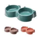 gamelle double plastique animaux