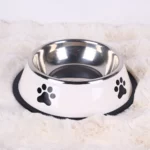 gamelle inox antidérapante pour chiens et chats