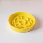 gamelle anti glouton fleur jaune