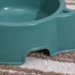 gamelle double plastique bleu