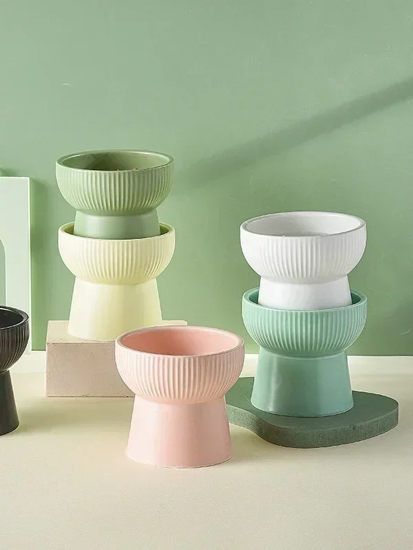 gamelle surélevée céramique pour chien et chat