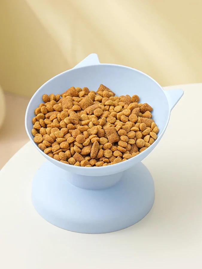 gamelle chat surélevée pour croquettes pâtée eau