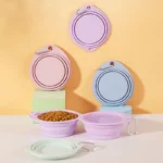 gamelle double pliable pour chien et chat