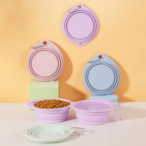 gamelle double pliable pour chien et chat