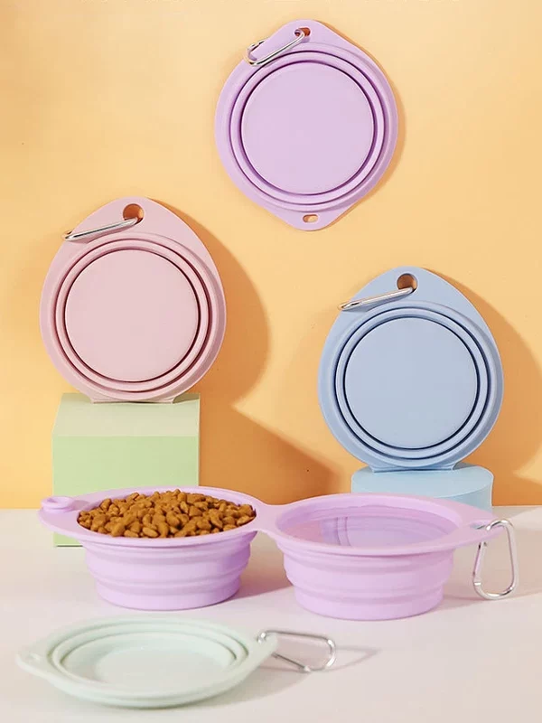 gamelle double pliable pour animaux