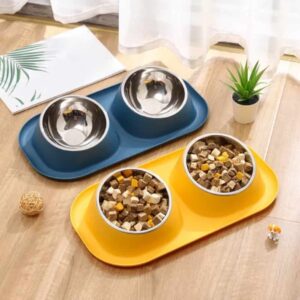 gamelle double inclinée pour chien et chat