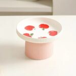 gamelle surélevée fruit rose