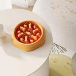 gamelle anti glouton os pour chien et chat