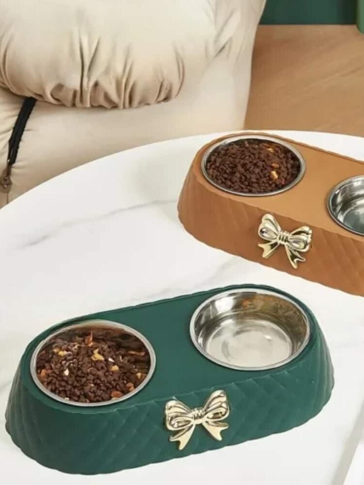 gamelle double chic pour chiens et chats